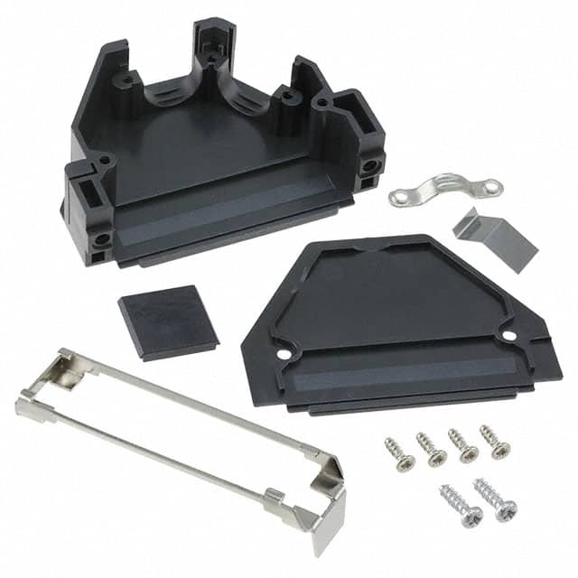 165X16549X Conec  Capots de connecteurs D-Sub en forme de D